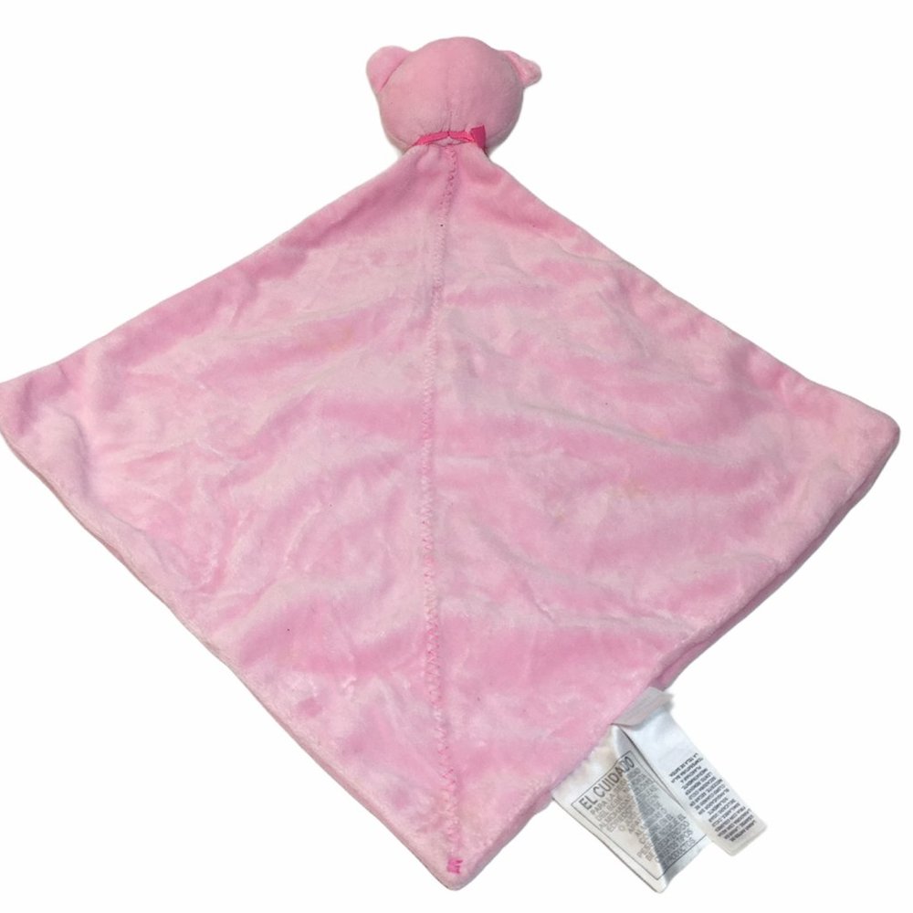 Carter's Precious Firsts Pink Bear Baby Blanket - Picture 3 of 7